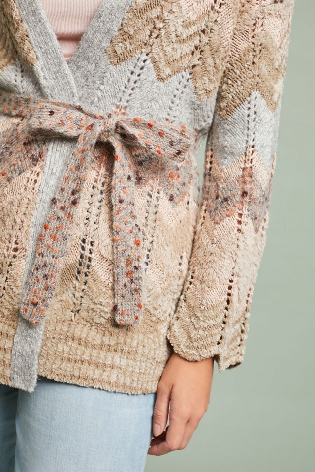 Zig-Zag Knit Cardigan #3