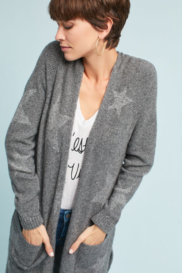 Longline Star Cardigan #1