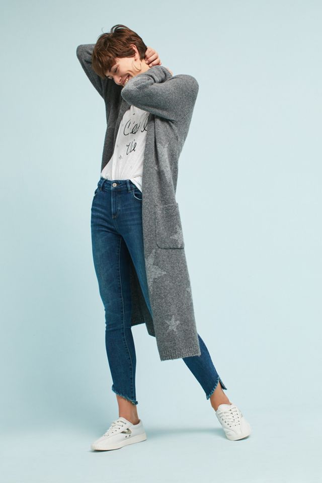 Longline Star Cardigan #2
