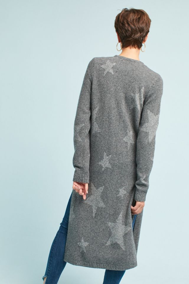 Longline Star Cardigan #4