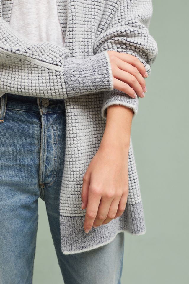 Textured Drop-Sleeve Cardigan #2