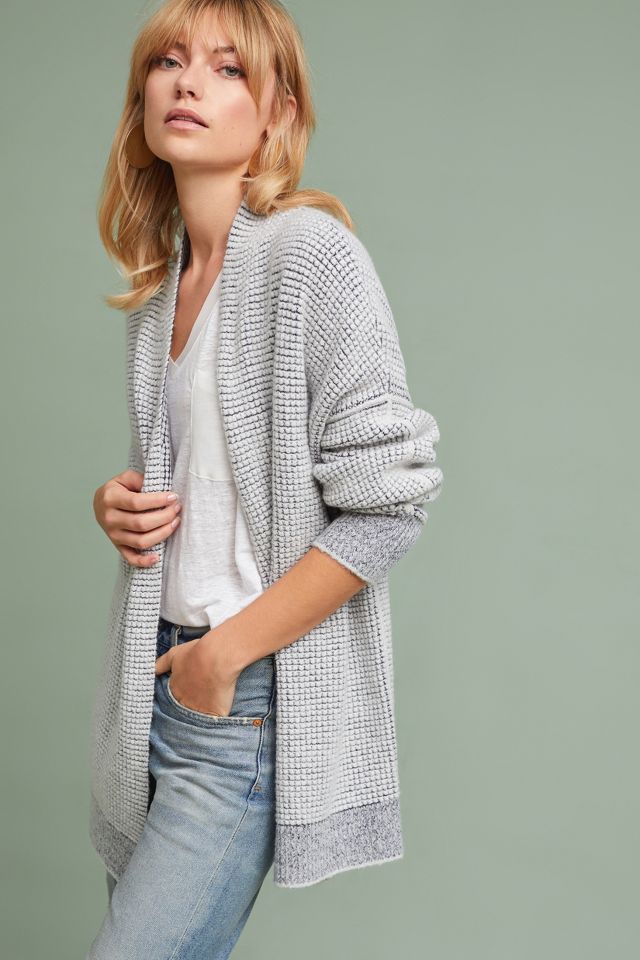 Textured Drop-Sleeve Cardigan | Anthropologie