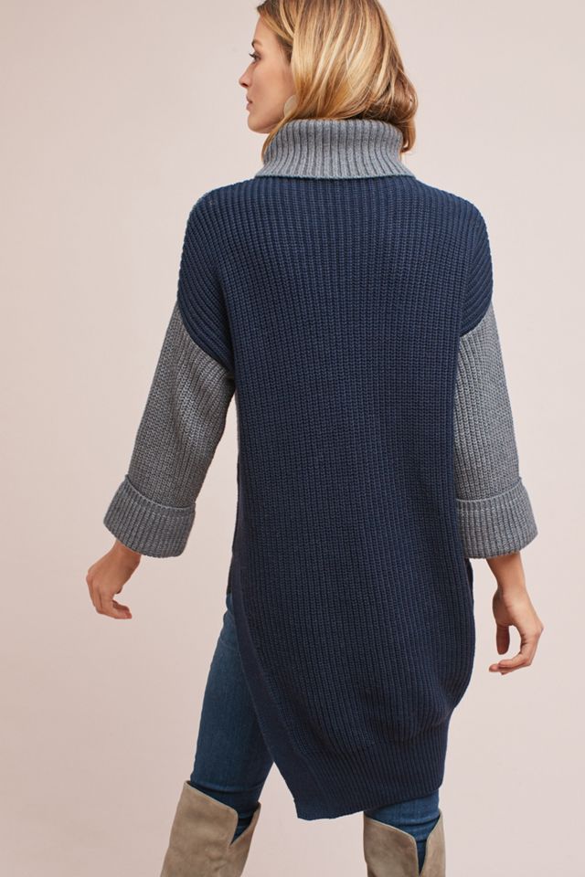 Cuffed-Sleeve Turtleneck Tunic #3