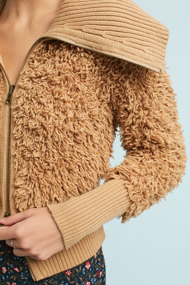 Yvetta Textured Knit Bomber #1