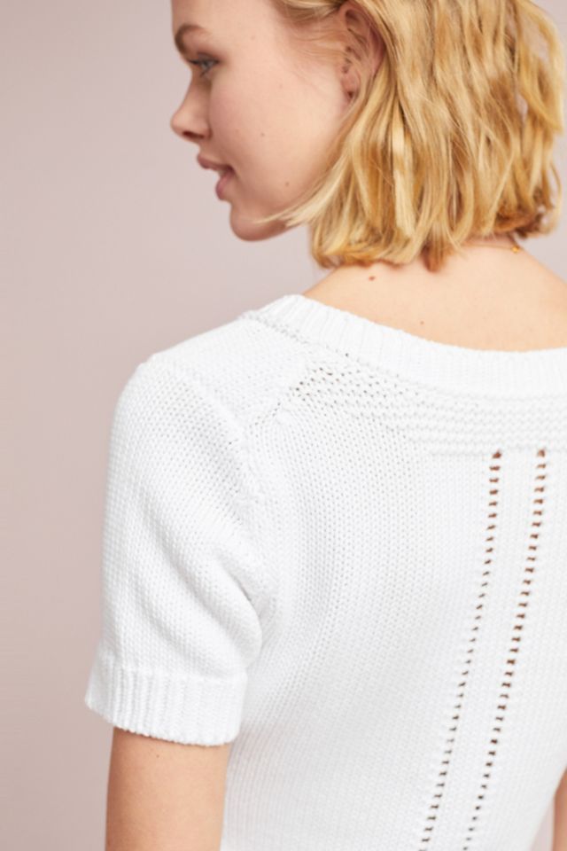 Emma Eyelet-Back Pullover #2