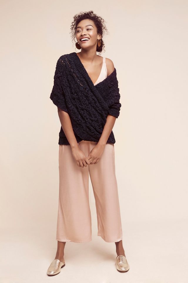 Cabled Crossover Wrap #2