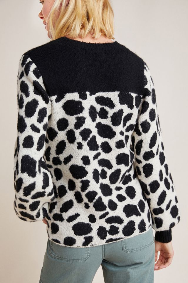 Cole Animal-Printed Sweater #1