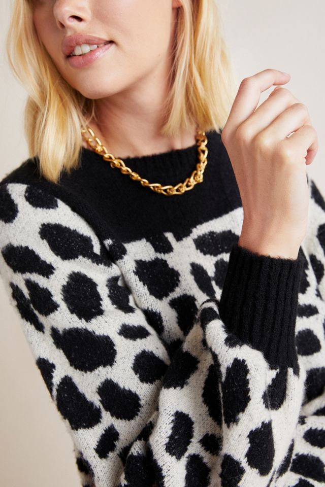 Cole Animal-Printed Sweater #3
