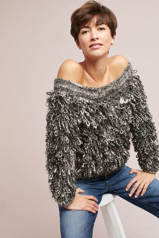 Anthropologie off outlet the shoulder sweater