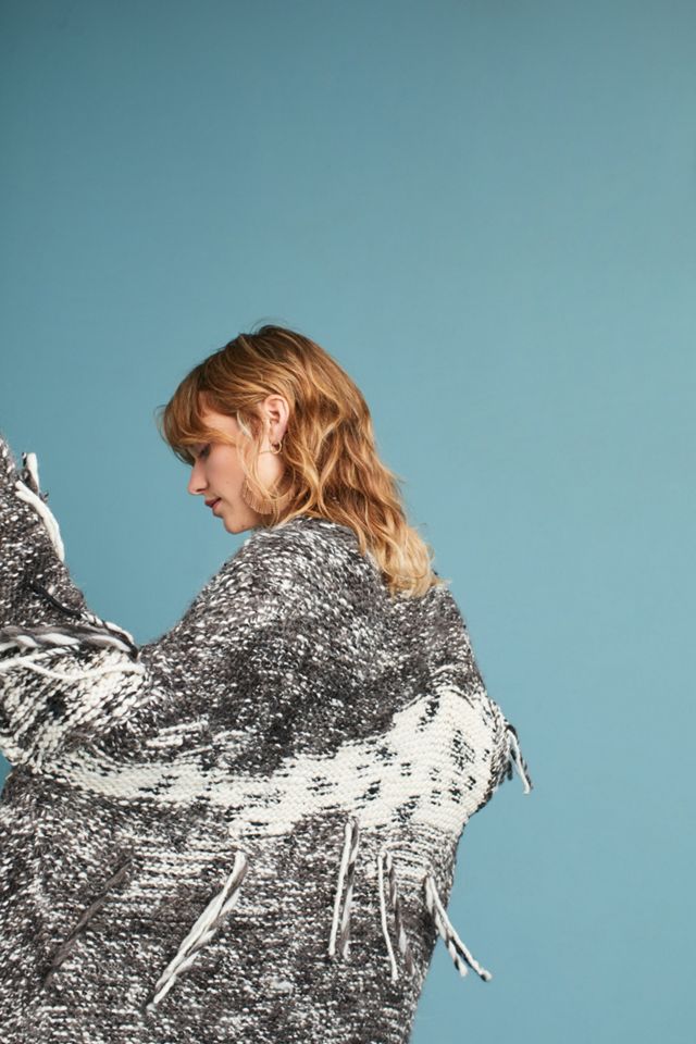 Hand-Knit Oversized Cardigan #1
