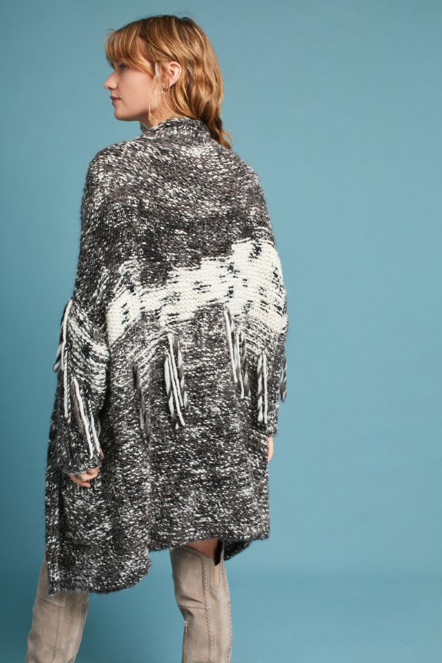 Hand-Knit Oversized Cardigan #4