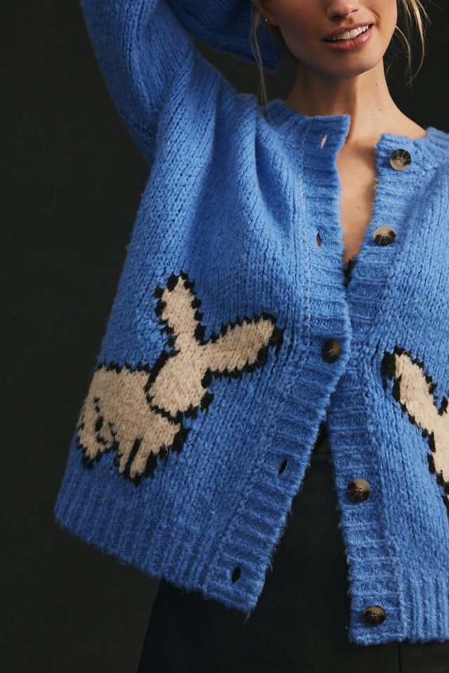 Maeve Bunny Slope Cardigan Sweater #1