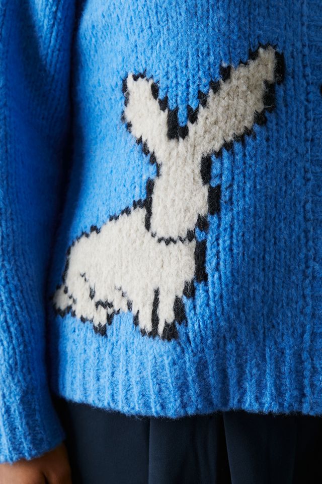Maeve Bunny Slope Cardigan Sweater #5