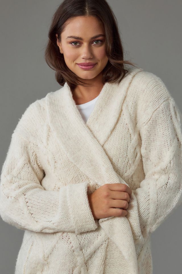 By Anthropologie Hooded Cardigan Sweater #6