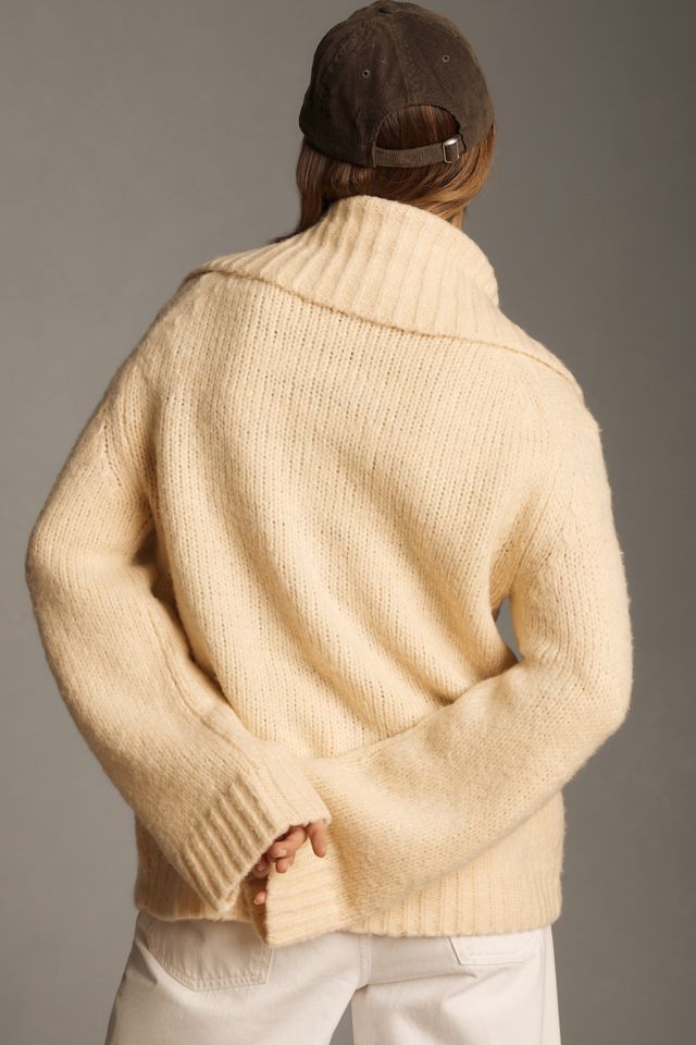 Maeve Collared Coatigan Sweater #1