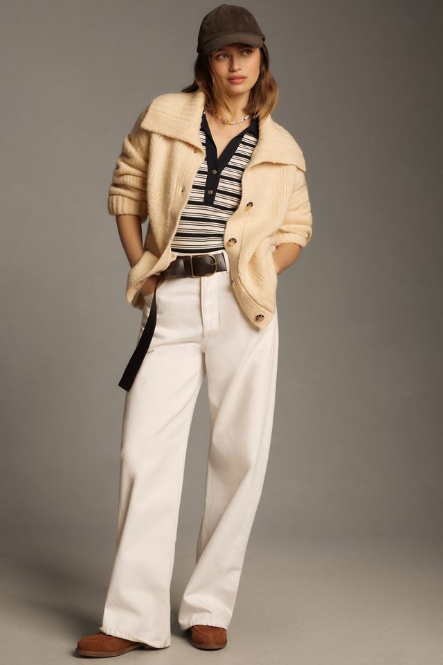 Maeve Collared Coatigan Sweater #2