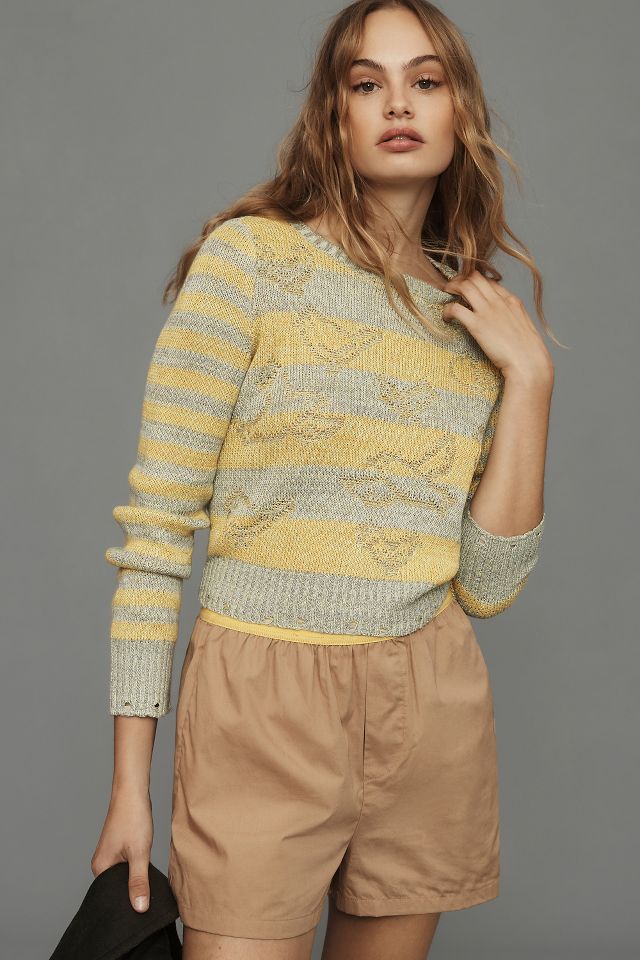 Pilcro Deconstructed Sweater Anthropologie