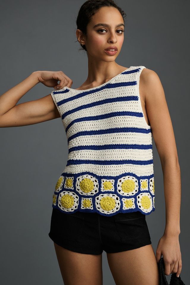 Crochet on sale sweater tank