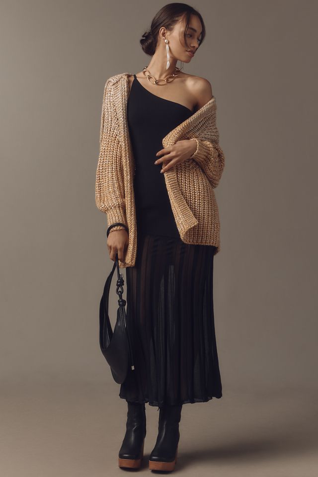 Maeve Oversized Collared Cardigan Sweater #2
