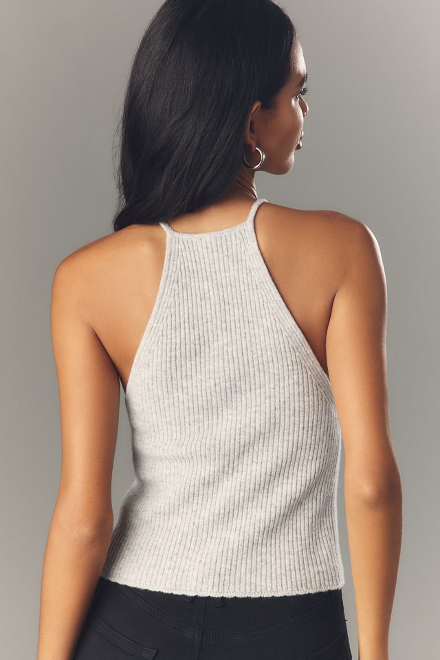 By Anthropologie Wool & Cashmere Button Knit Tank Top #1
