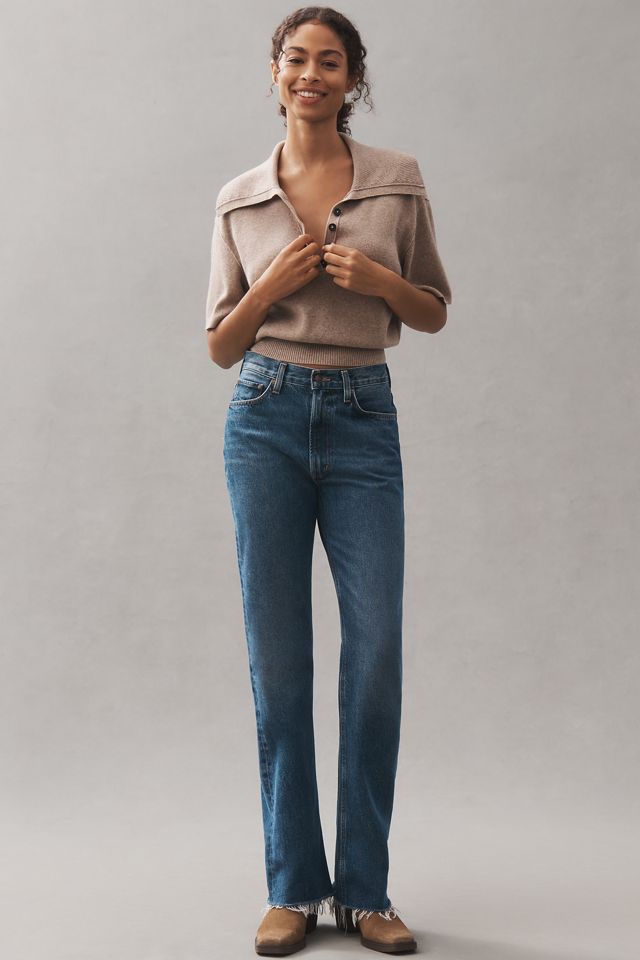 Pilcro Collared Wool and Cashmere Blend Sweater #3