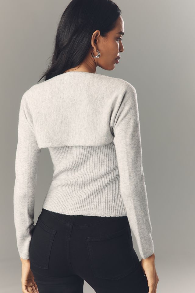 By Anthropologie Wool & Cashmere Shrug Sweater #1