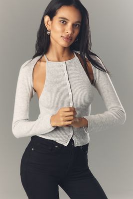 By Anthropologie Wool & Cashmere Shrug Sweater