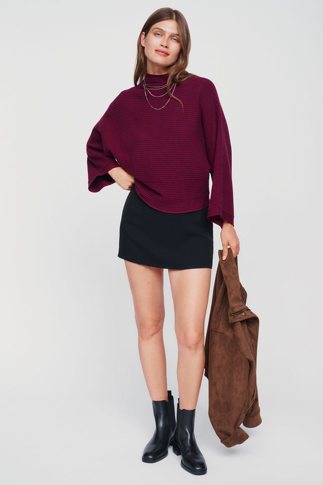 By Anthropologie Mock-Neck Wide-Sleeve Sweater #2