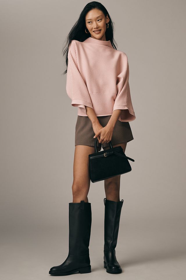 By Anthropologie Mock-Neck Wide-Sleeve Sweater #1