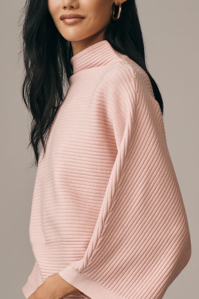 By Anthropologie Mock-Neck Wide-Sleeve Sweater #2