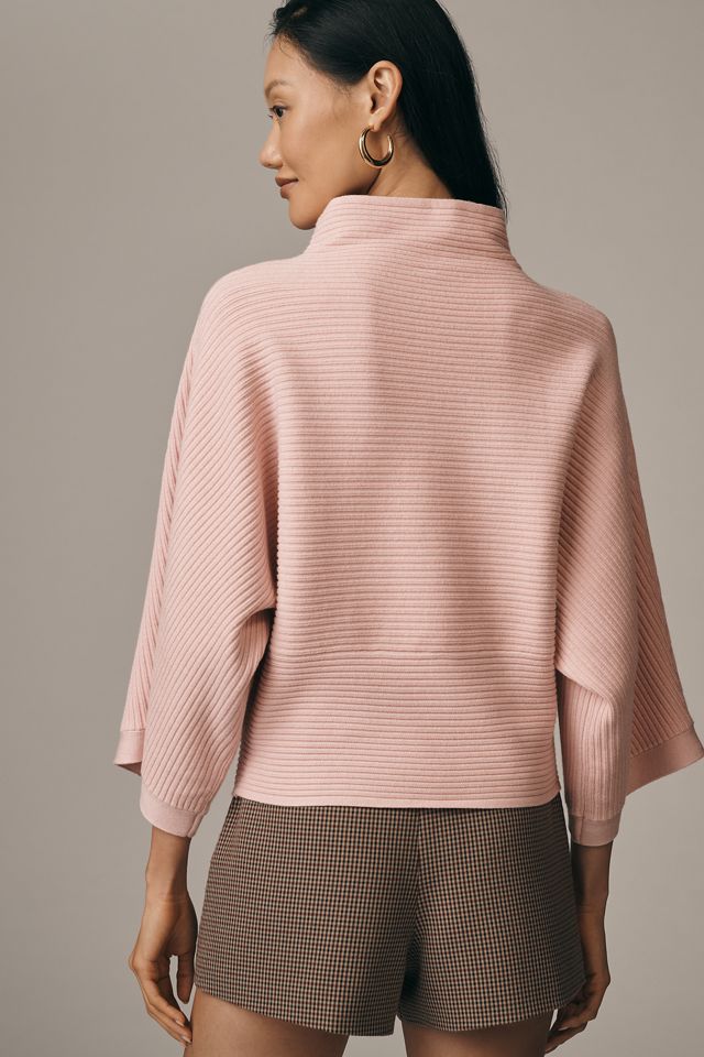 By Anthropologie Mock-Neck Wide-Sleeve Sweater #3