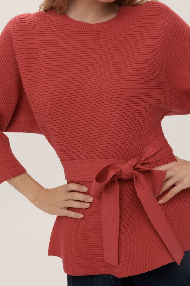 Pull ceinturé côtelé Maeve #2