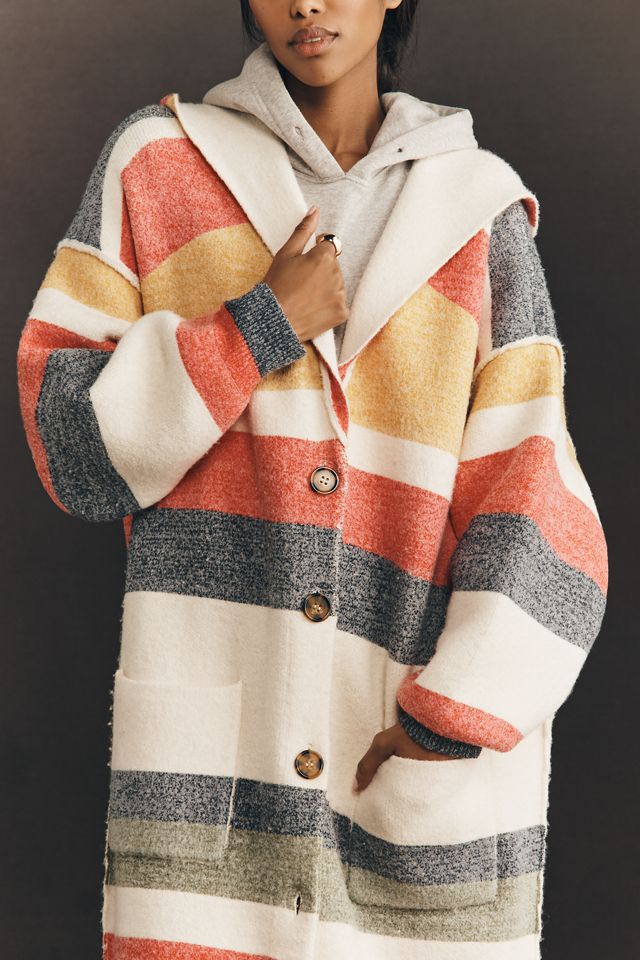 Pilcro Oversized Hooded Cardigan Sweater | Anthropologie