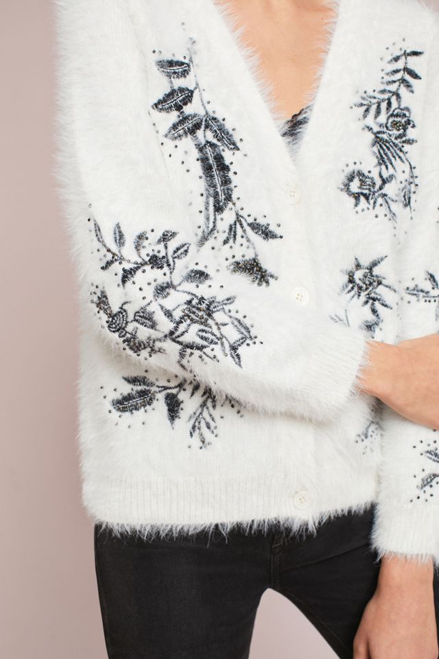 Embroidered Cozy Cardigan #1