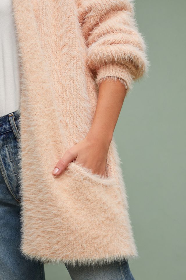 Pocketed Eyelash Cardigan #2