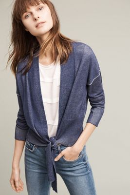 Cottiard Tie-Front Cardigan