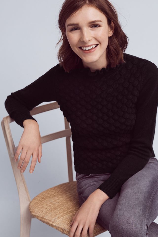 Marguerite Scalloped Pullover #1