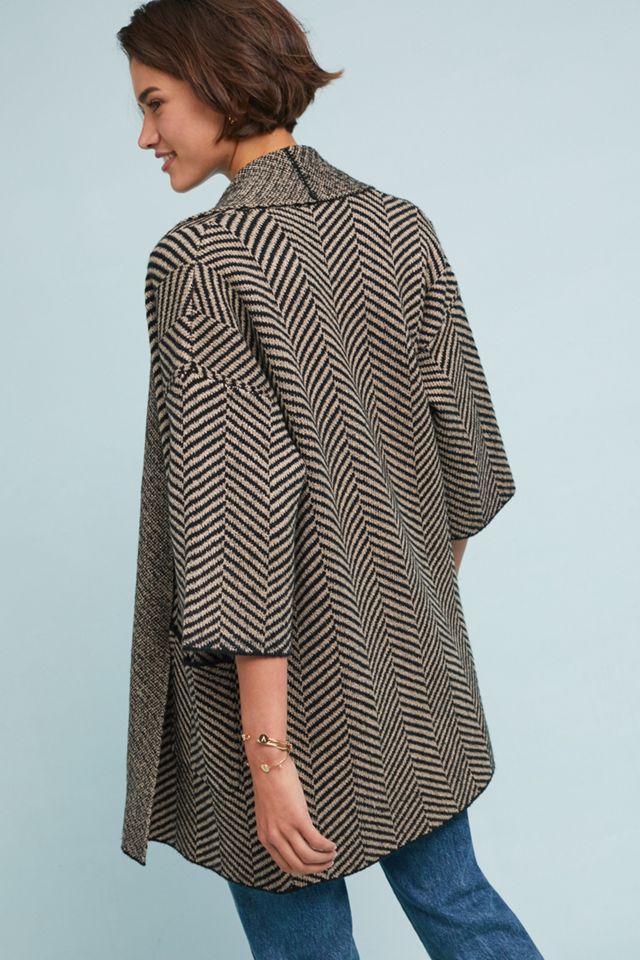 Herringbone Knit Cardigan #1