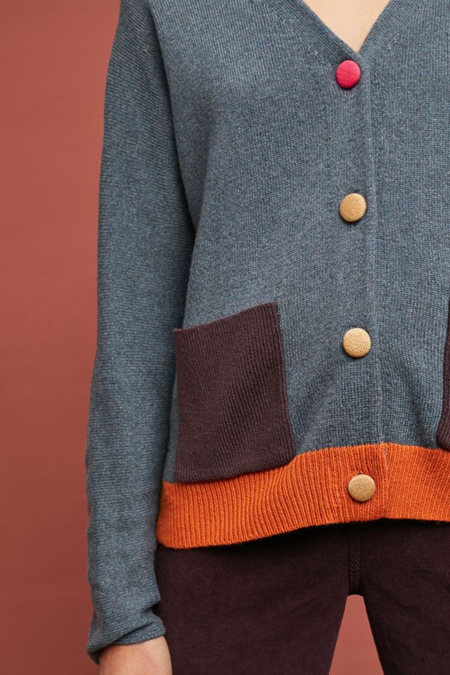 Elementary Colorblock Cardigan #1