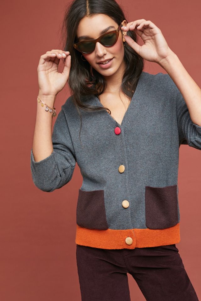 Elementary Colorblock Cardigan #3