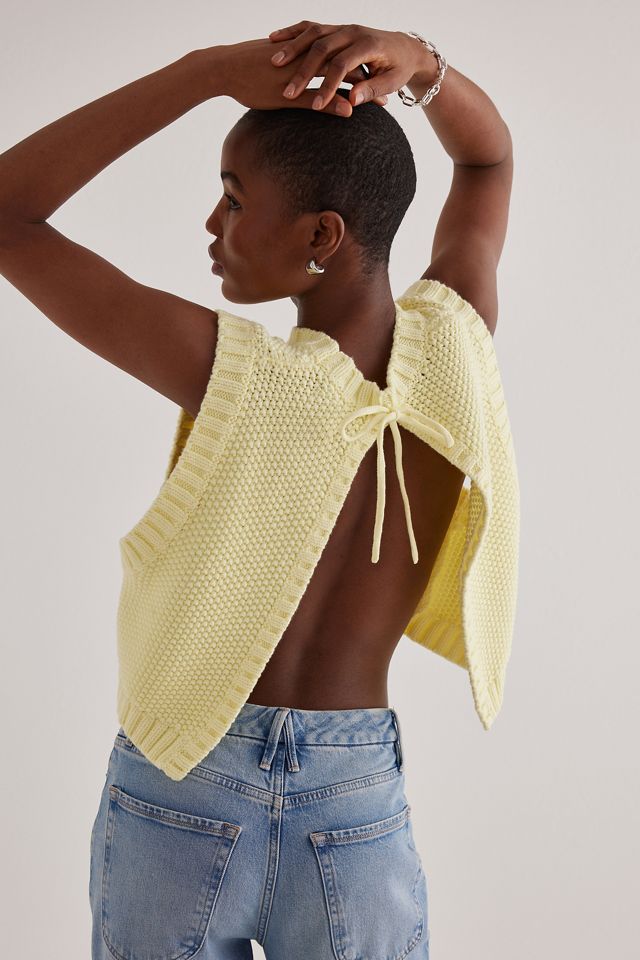 Stella Nova Odessa Open-Back Knit Vest | Anthropologie UK