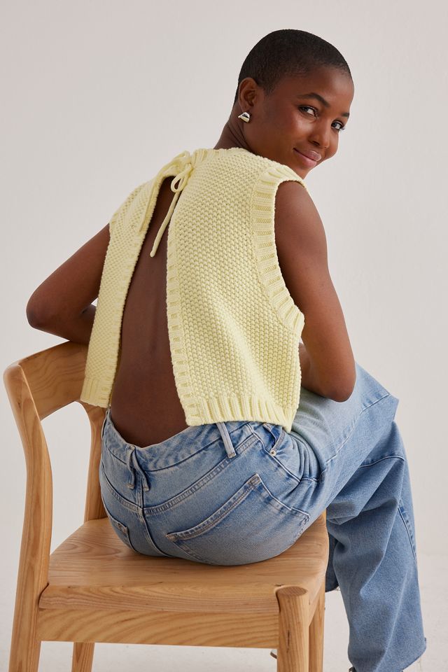 Stella Nova Odessa Open-Back Knit Vest | Anthropologie UK