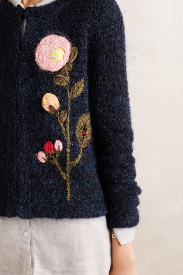 Vertical Garden Cardigan Anthropologie