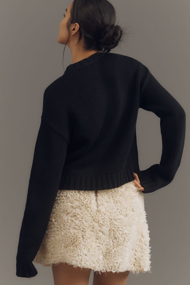 KULE Ski Merino Wool & Cotton Long-Sleeve Crew-Neck Pullover Sweater #1