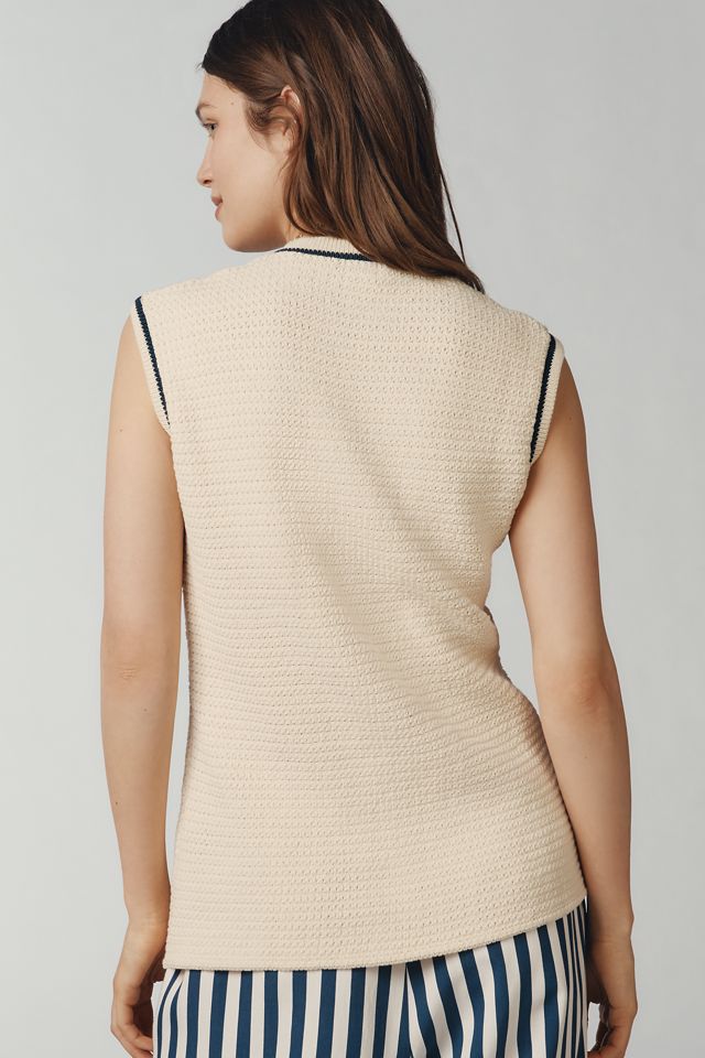 KULE The Olivia Crochet Sweater Vest #3