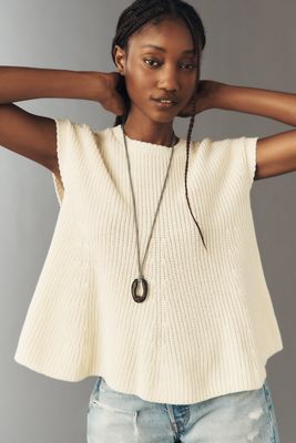 Pilcro Cotton Knit Swing Top