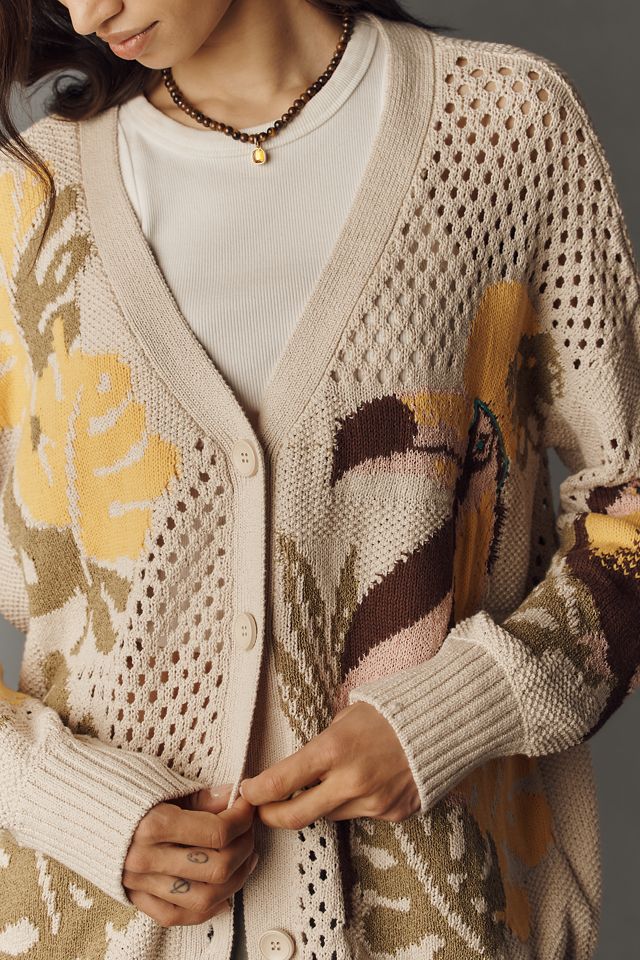 By Anthropologie Open Stitch Cardigan | Anthropologie