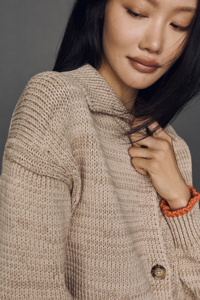 Maeve Icon Chunky Cardigan | Anthropologie