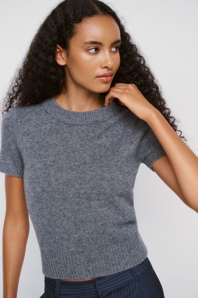 Maeve Mercer Cashmere Short Sleeve Sweater #2