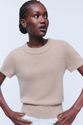 Mercer Cashmere Short Sleeve Sweater
